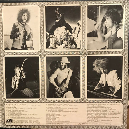 The J. Geils Band : "Live" Full House (LP, Album, RP, PR )