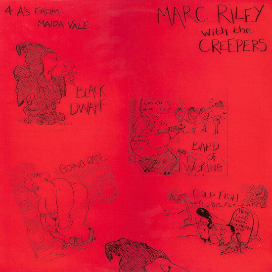 Marc Riley With The Creepers* : 4 A's From Maida Vale (12")