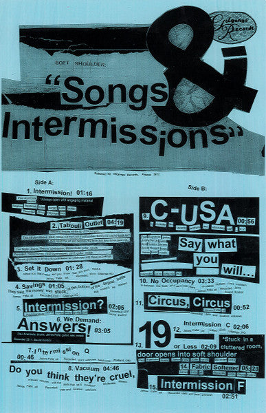 Soft Shoulder : Songs And Intermissions (LP, Album)