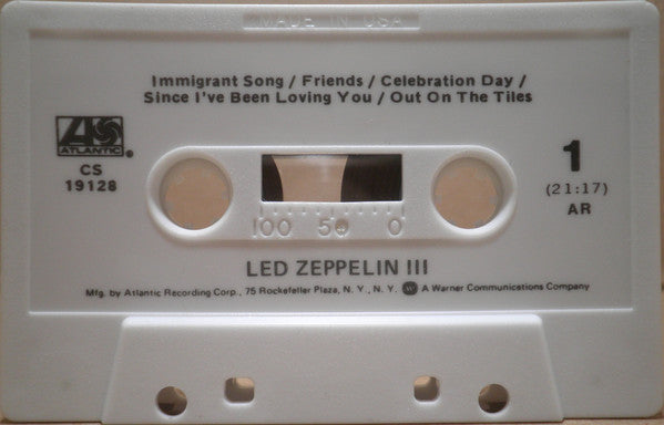Led Zeppelin : Led Zeppelin III (Cass, Album, RE, AR)