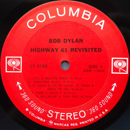 Bob Dylan : Highway 61 Revisited (LP, Album, RP, San)