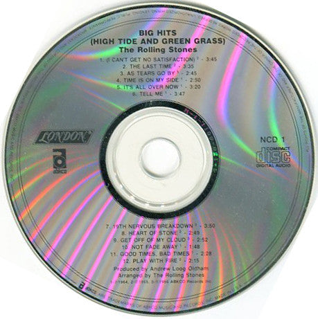 The Rolling Stones : Big Hits (High Tide And Green Grass) (CD, Comp, RE)