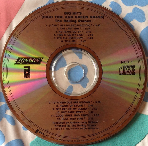 The Rolling Stones : Big Hits (High Tide And Green Grass) (CD, Comp, RE)