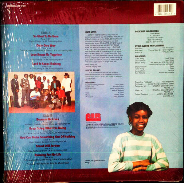 Curtis Young (4) And The Five Singing Sons : Only One Way (LP, Album)