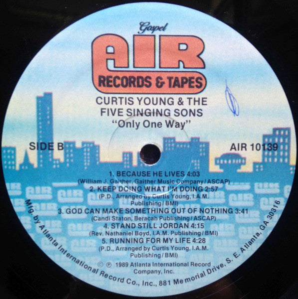 Curtis Young (4) And The Five Singing Sons : Only One Way (LP, Album)