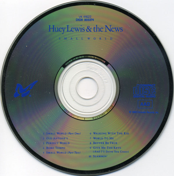 Huey Lewis & The News : Small World (CD, Album)