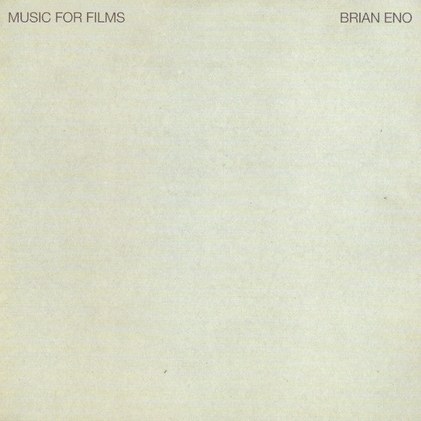 Brian Eno : Music For Films (CD, Album, RE, RM, RP, DSD)