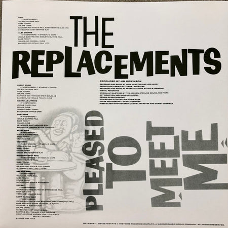 The Replacements : Pleased To Meet Me (LP, Album, RE)