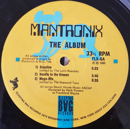 Mantronix : The Album (LP, Album)
