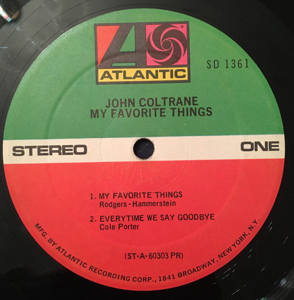 John Coltrane : My Favorite Things (LP, Album, RE)