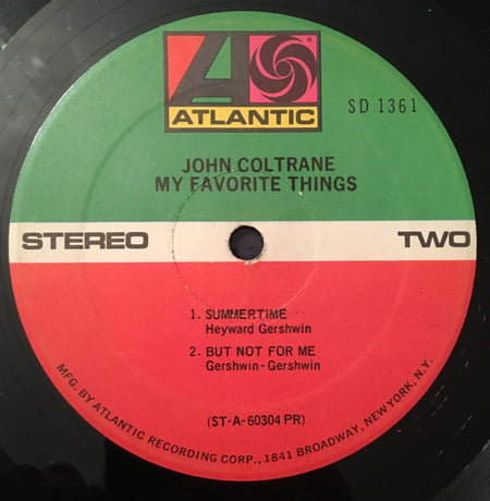 John Coltrane : My Favorite Things (LP, Album, RE)