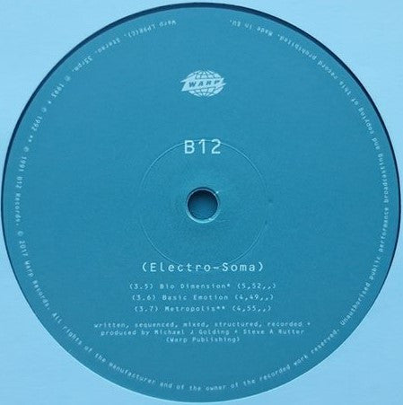 B12 : Electro-Soma (2xLP, Album, RE, RM, RP)