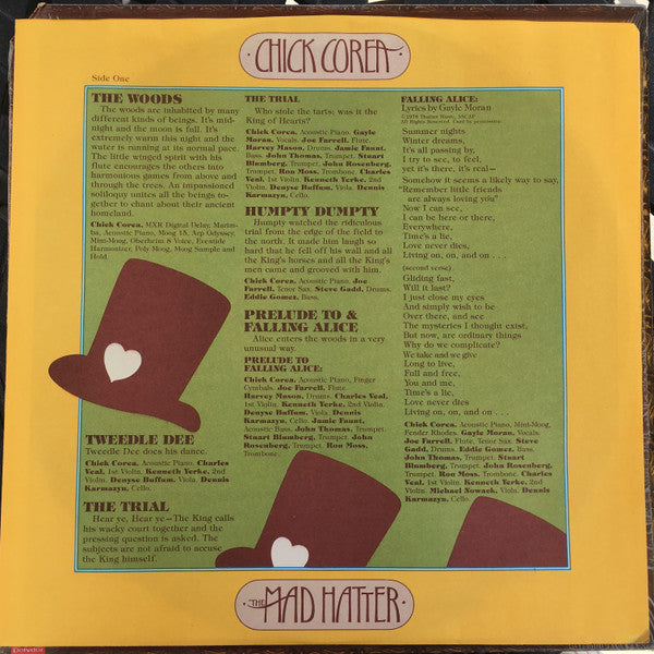 Chick Corea : The Mad Hatter (LP, Album, San)