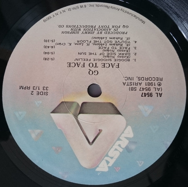 GQ : Face To Face (LP, Album)