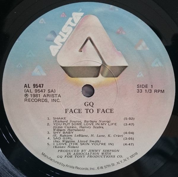 GQ : Face To Face (LP, Album)