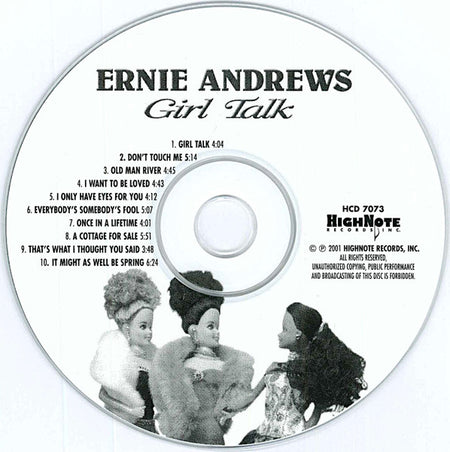 Ernie Andrews : Girl Talk (CD, Album)