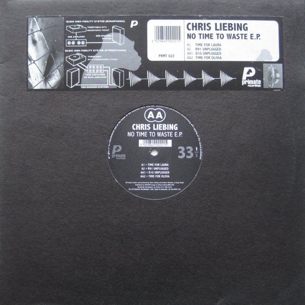 Chris Liebing : No Time To Waste E.P. (12", EP)
