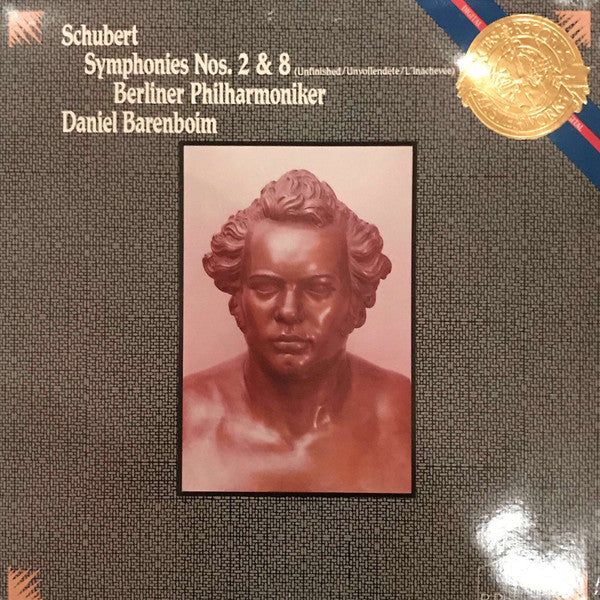 Franz Schubert - Daniel Barenboim - Berliner Philharmoniker : Symphonies Nos. 2 & 8 (LP)