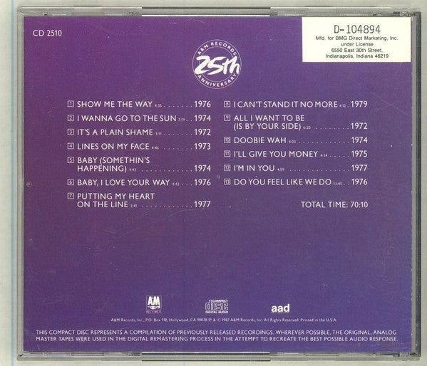 Peter Frampton : Classics Volume 12 (CD, Comp, Club, RE, BMG)