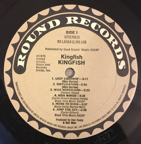 Kingfish : Kingfish (LP, Album, Res)