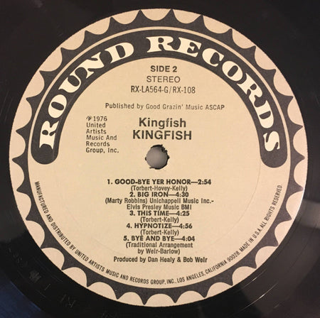 Kingfish : Kingfish (LP, Album, Res)