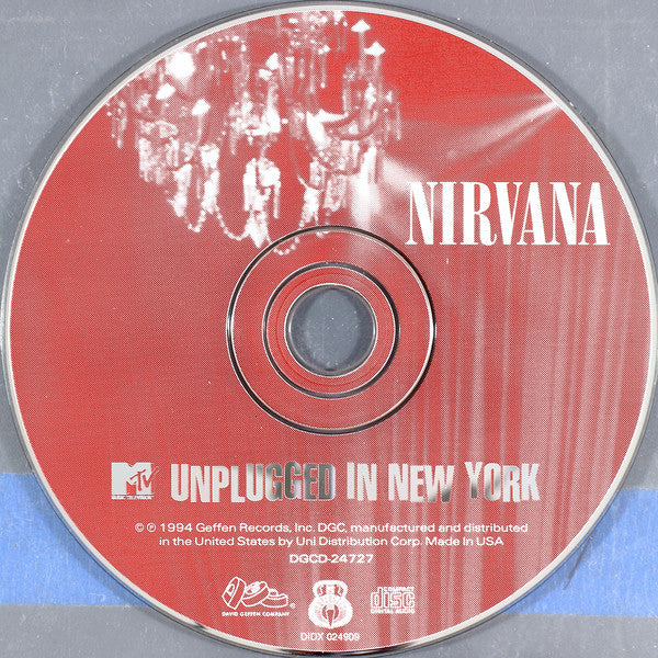 Nirvana : MTV Unplugged In New York (CD, Album, DAD)