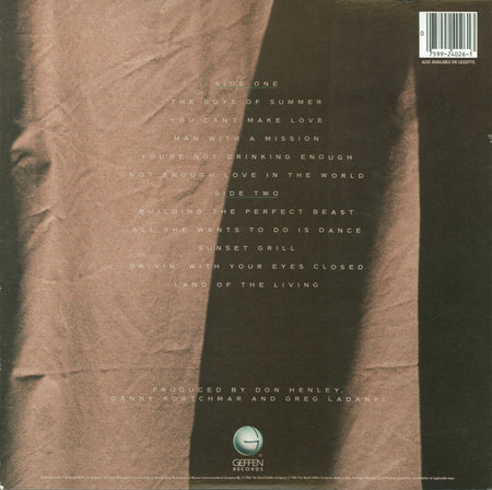 Don Henley : Building The Perfect Beast (LP, Album, Spe)
