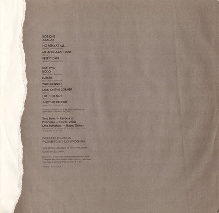 Genesis : Abacab (LP, Album, Club, RE, Ter)