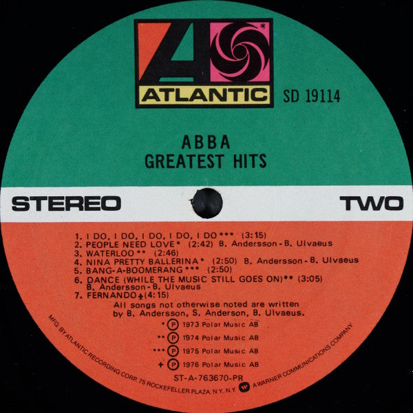 ABBA : Greatest Hits (LP, Comp, RE, PR,)
