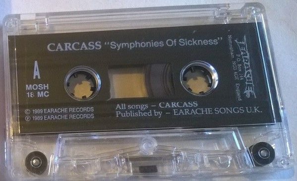 Carcass : Symphonies Of Sickness (Cass, Album)