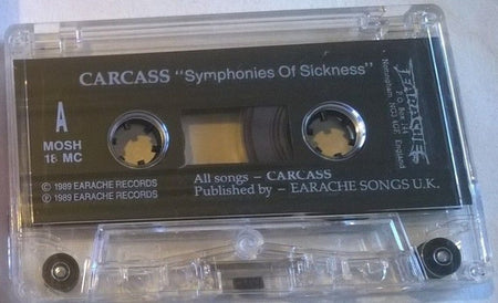 Carcass : Symphonies Of Sickness (Cass, Album)