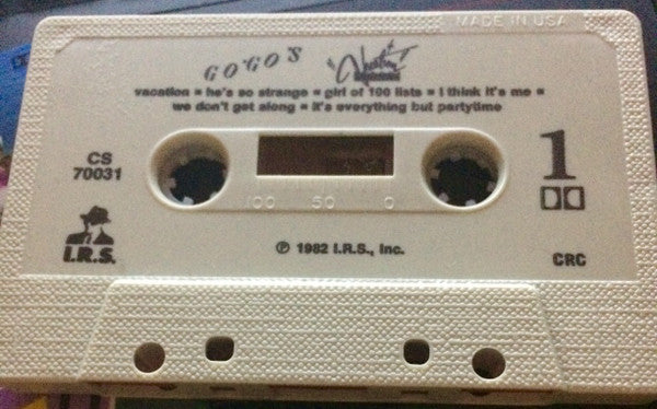 Go-Go's : Vacation (Cass, Album, Club, CRC)