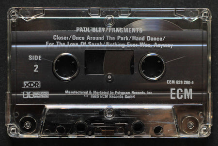 Paul Bley : Fragments (Cass, Album)
