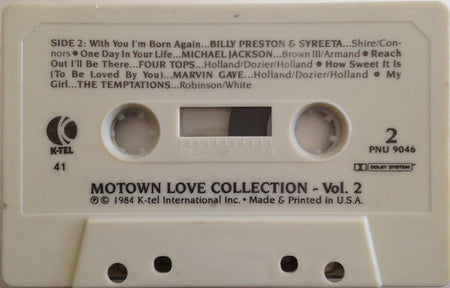 Various : Motown Love Collection Volume 2 (Cass, Comp)