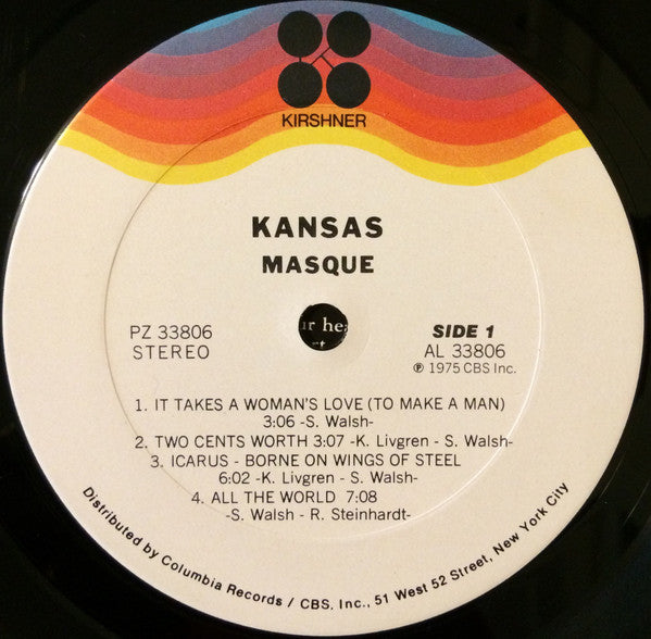 Kansas (2) : Masque (LP, Album, Ter)
