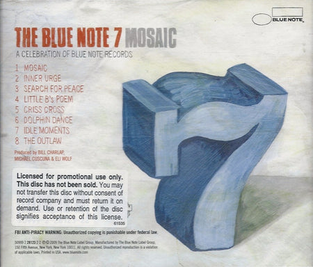 The Blue Note 7 : Mosaic: A Celebration Of Blue Note (CD, Album, Promo)