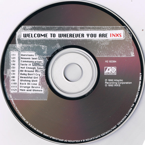 INXS : Welcome To Wherever You Are (CD, Album, Club, Eco)