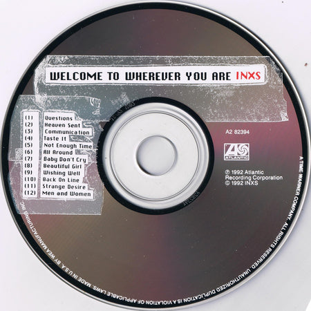 INXS : Welcome To Wherever You Are (CD, Album, Club, Eco)