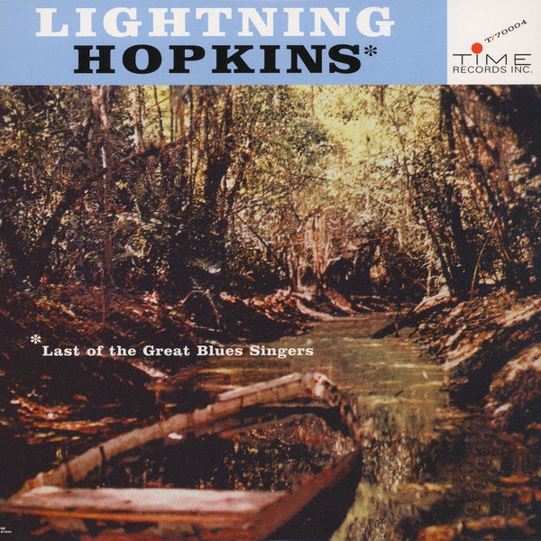 Lightnin' Hopkins : Last Of The Great Blues Singers (LP, Album, Comp, RP)