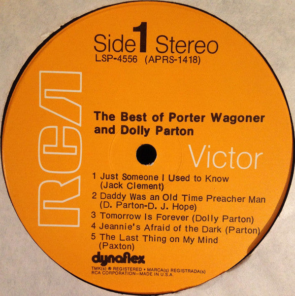 Porter Wagoner And Dolly Parton : The Best Of Porter Wagoner & Dolly Parton (LP, Comp, Ind)