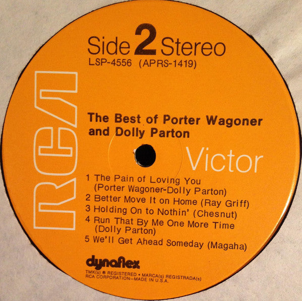 Porter Wagoner And Dolly Parton : The Best Of Porter Wagoner & Dolly Parton (LP, Comp, Ind)