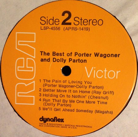 Porter Wagoner And Dolly Parton : The Best Of Porter Wagoner & Dolly Parton (LP, Comp, Ind)