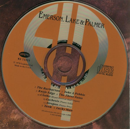 Emerson, Lake & Palmer : Emerson Lake & Palmer (CD, Album, RE, RM)