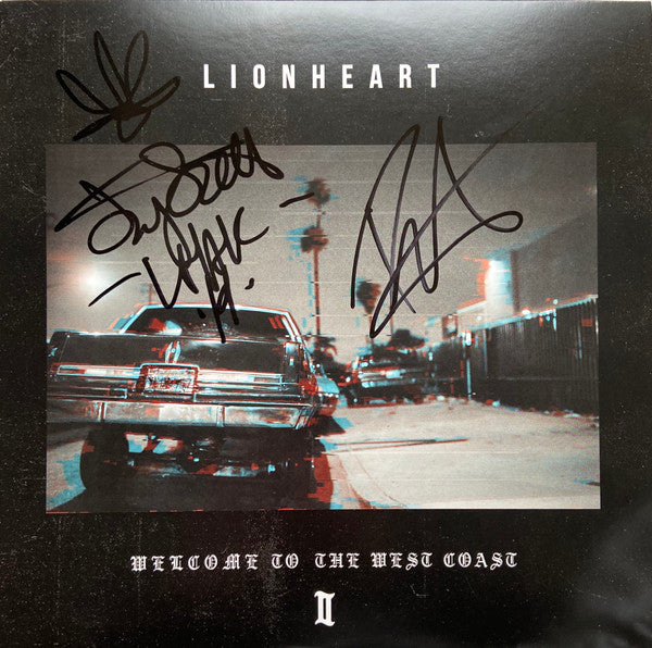 Lionheart (10) :  Welcome To The West Coast II (LP, Album, Ltd, Red)