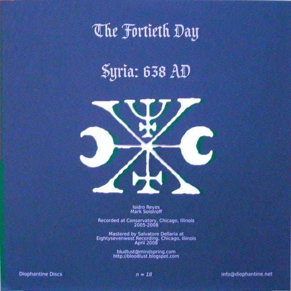The Fortieth Day : Syria: 638 AD (LP, Whi)