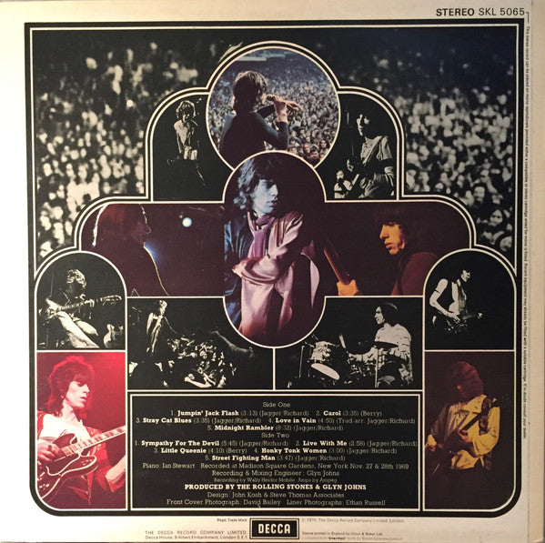 The Rolling Stones : Get Yer Ya-Ya's Out! - The Rolling Stones In Concert (LP, Album, Pho)