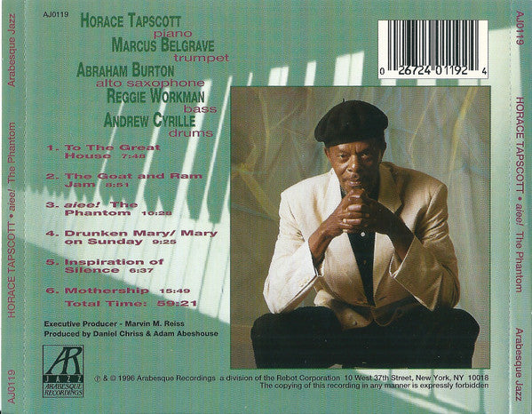 Horace Tapscott : Aiee! The Phantom (CD, Album)