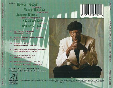 Horace Tapscott : Aiee! The Phantom (CD, Album)