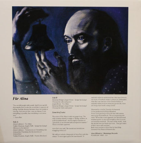 Arvo Part* : Für Alina (LP, Album, Comp)