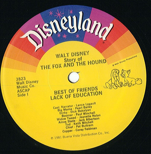 Various : The Fox And The Hound (LP, Album, Mono)